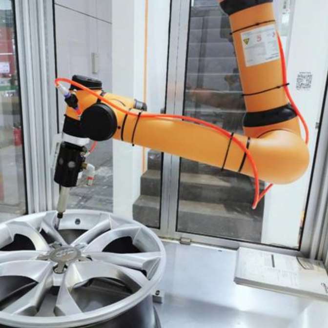 Collaborative Robot Of AUBO i16 Cobot With 6 Axis Robotic Arm For Tea Making As Service Robot