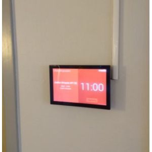 PoE Powering 10.1 Inch Flush Mount Android Rooted Touch Screen Adding Four