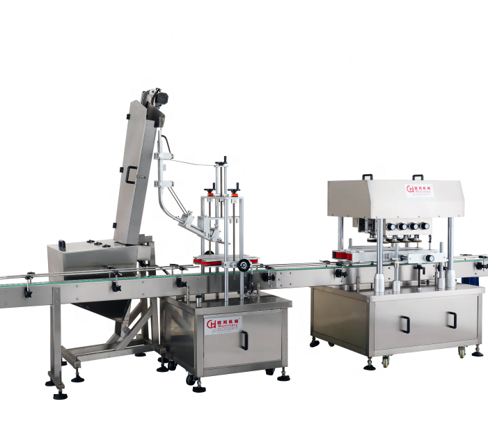 High Speed Plastic Bottle Sealing Machine Linear Capping Machine for Round Screw Caps
