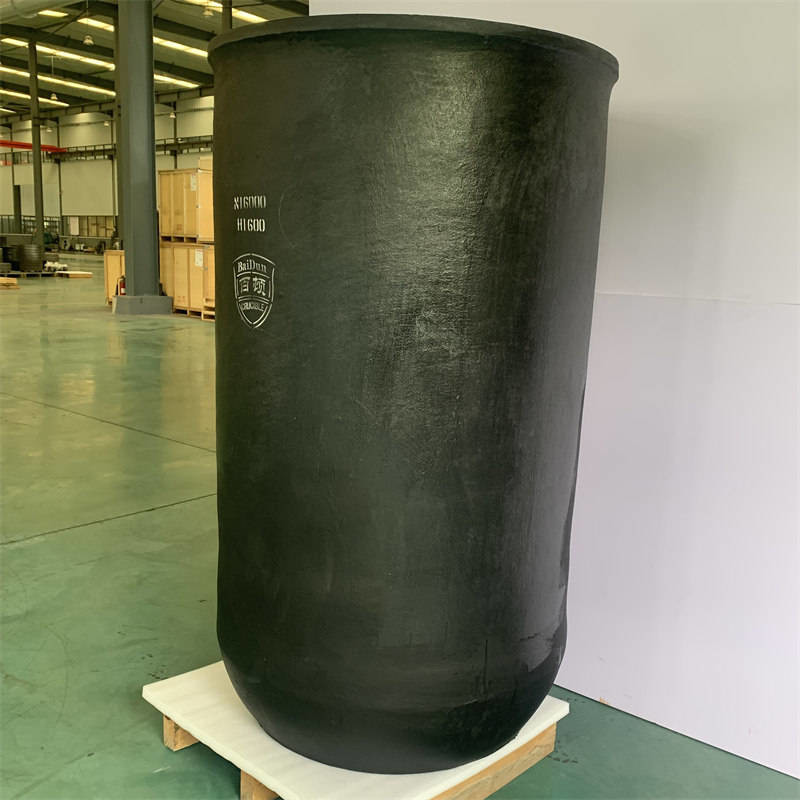 High Strength Induction Furnace Crucible Straight Cylindrical Melting Metal Crucible