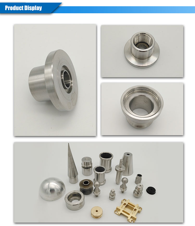 High Performance CNC Stainless Steel Parts 0.01 Mm Tolerance 100% Inspection