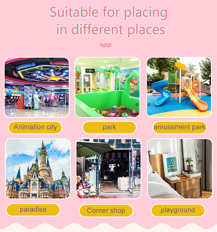 Swing 3d Car Kiddy Ride Machine Coin Operated 400W