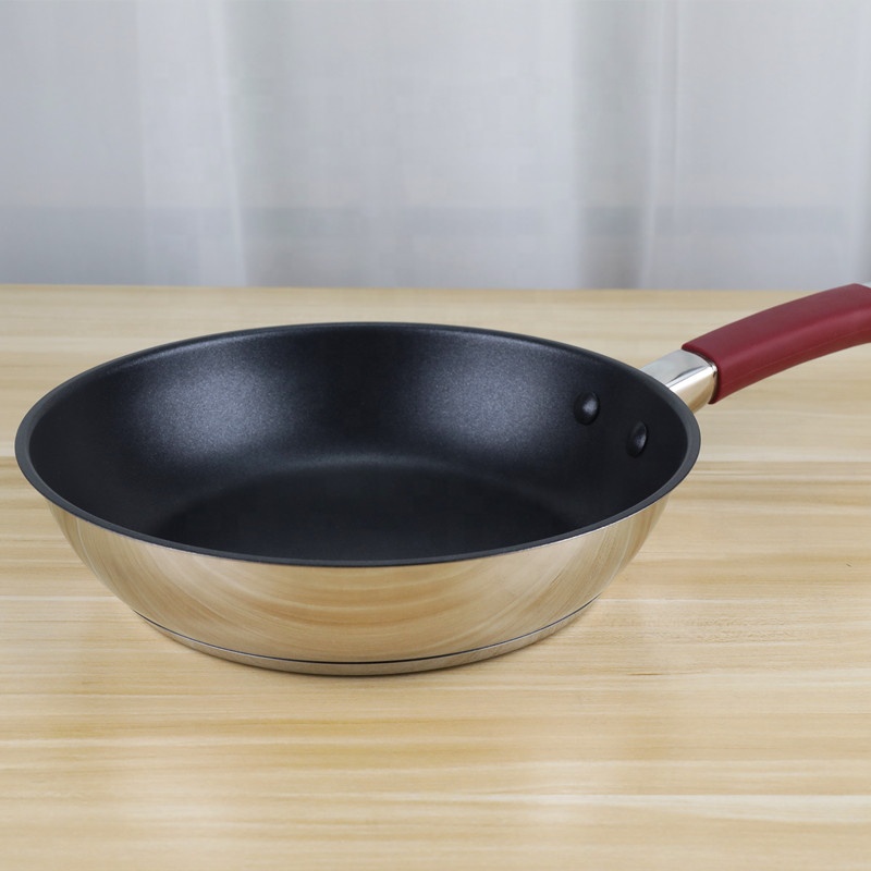 Custom Kitchen 5pcs Non Stick Cooking Pan Cookware Set Pot Set Silicone Handle Cooking Pot Set