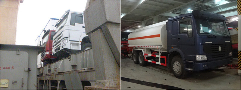 Sinotruk Howo 6x4 Diesel Fuel Tanker Truck , 20CBM Oil Transportation Truck