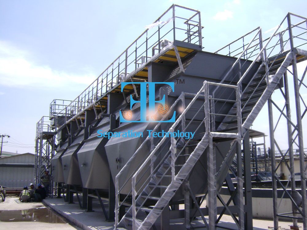 0.55Kw-2.2Kw Lamella Wastewater Treatment 20000L/H Lamella Clarifier