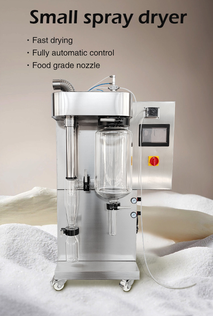 110V Lab Scale Spray Dryer Machine Atomizer Milk Powder 2000mL/H