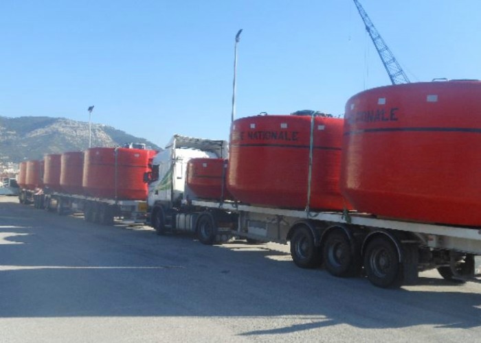 EVA Polythene Cylindrical Marine Mooring Buoy With Customized Color