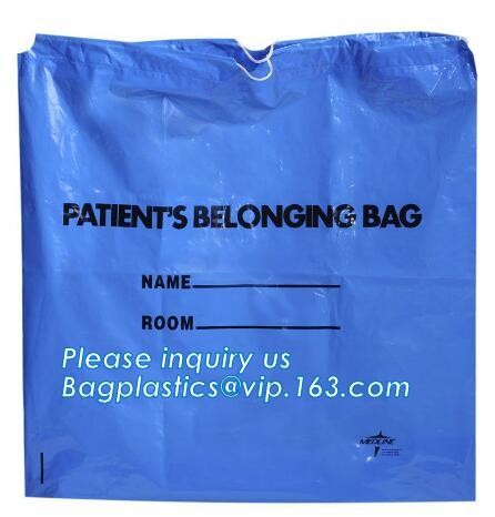 Biodegradable Environment friendly LDPE Plastic bags with DRAWSTRING closure bags, backpack, drawtape bag, essentials