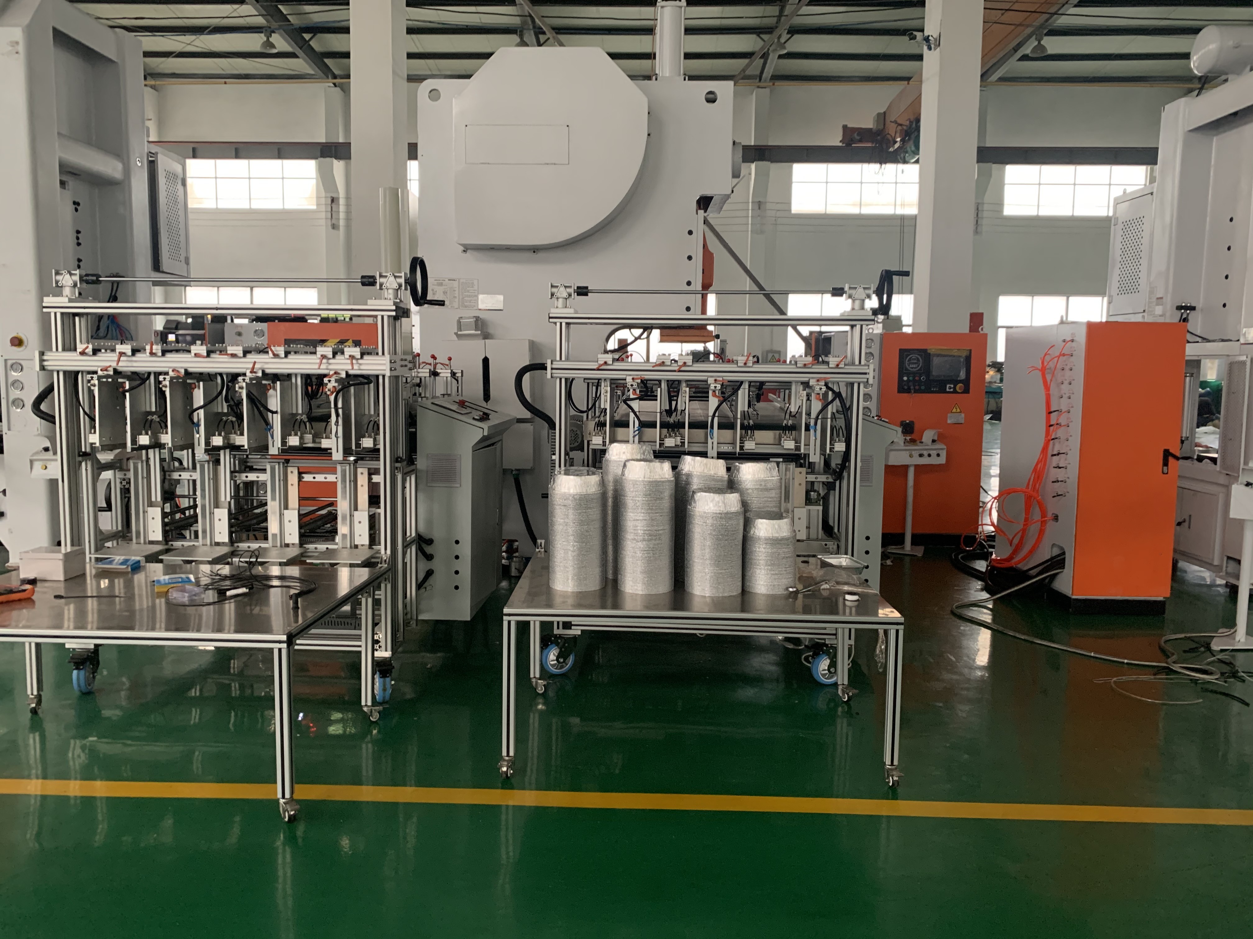 Multiple Cavity 58HRC Aluminum Foil Container Mould Punching Type