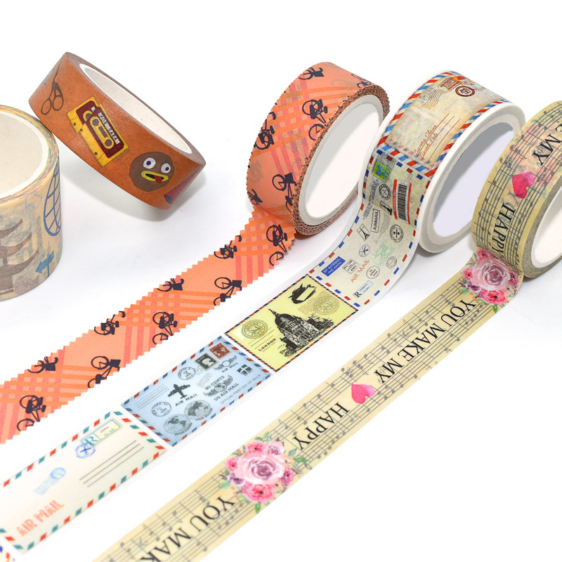 National Printed Masking Washi Paper Tape Waterproof Washi Tape