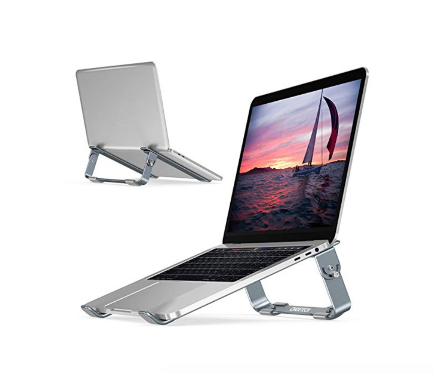 Minimalism 4 section adjustment 3mm Laptop Metal Holder Folding Ipad Stand