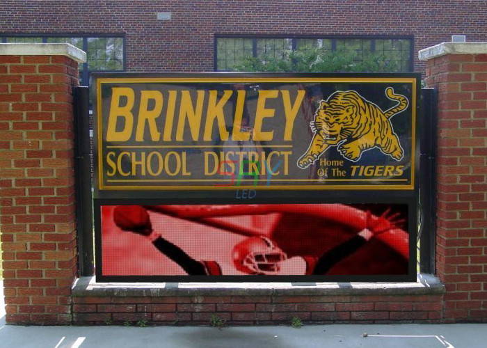 10mm Outdoor LED Billboard , High Brightness Waterproof LED Church Sign