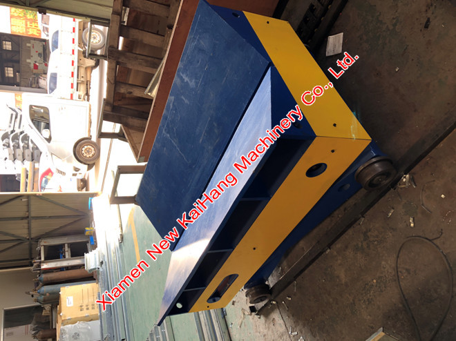 10 Tons Hydraulic Decoiler 1250mm Coil Width Tapered Wedge Design