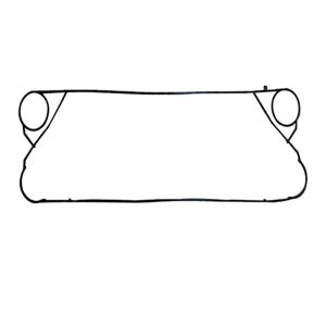  Clip On / Glue Plate Heat Exchanger Gasket for Wide Range Of Fluids and φ5'' φ140mm Connection Size Manufactures