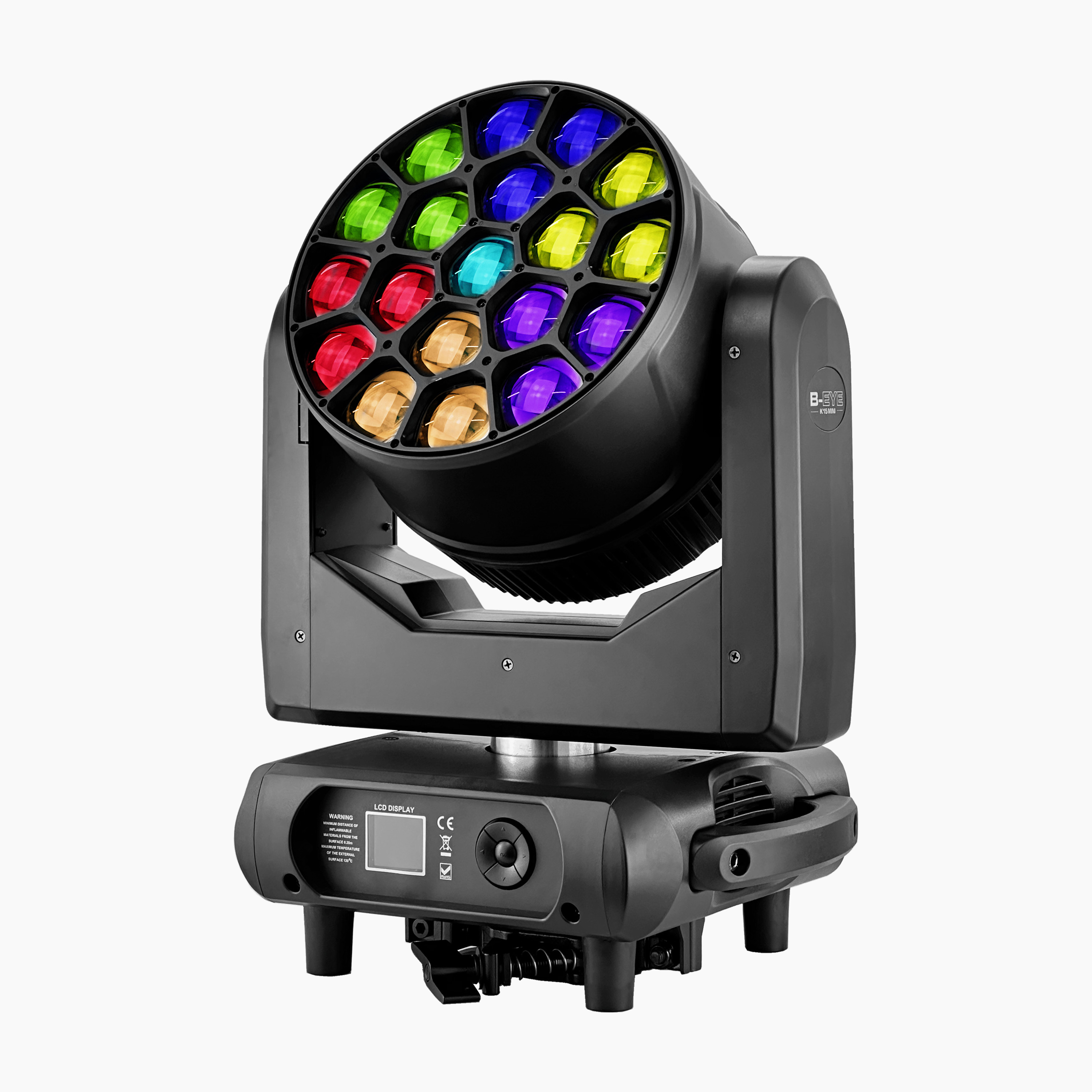 Zoom Mini Bee Eye K15 4in1 RGBW 19*40W LED Wash Moving Head Light
