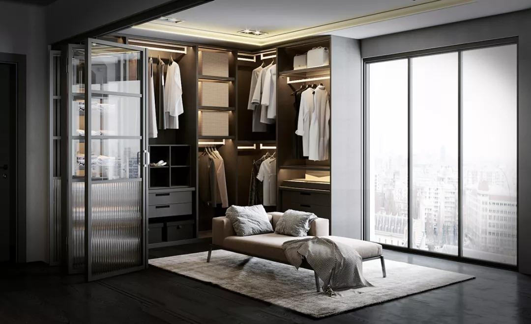 Upgrade Your Space with our Modern Style PANEL Wood Modular Walking Closet Cabinet