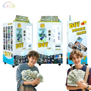  User-Friendly Personalised Phone Case Vending Machine with 220V Power Supply and Steel Material Manufactures