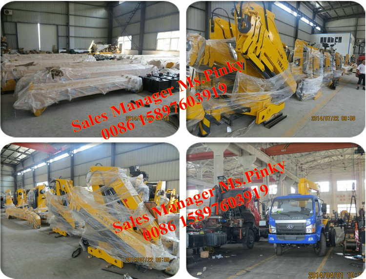 Cheaper Price 5 Tons Crane Mounted Truck ISUZU Cargo Truck for Sales