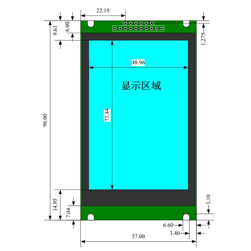 2.4 Inch 240X320 UART TFT Display Multifunctional For Handheld Instruments