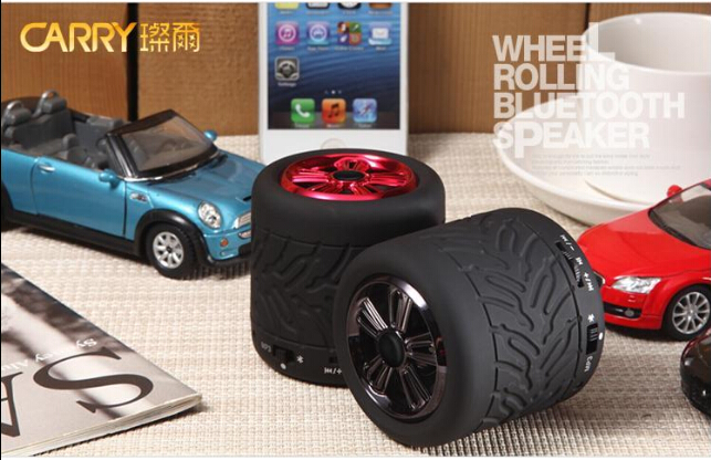 Stereo outdoor portable mini bluetooth speaker 3.5mm audio cable computer speaker