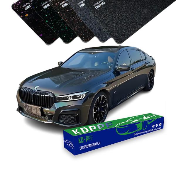 TPU Color Change PPF Gloss Black Wrap 190-240 Micron UV Resistance For Car Body