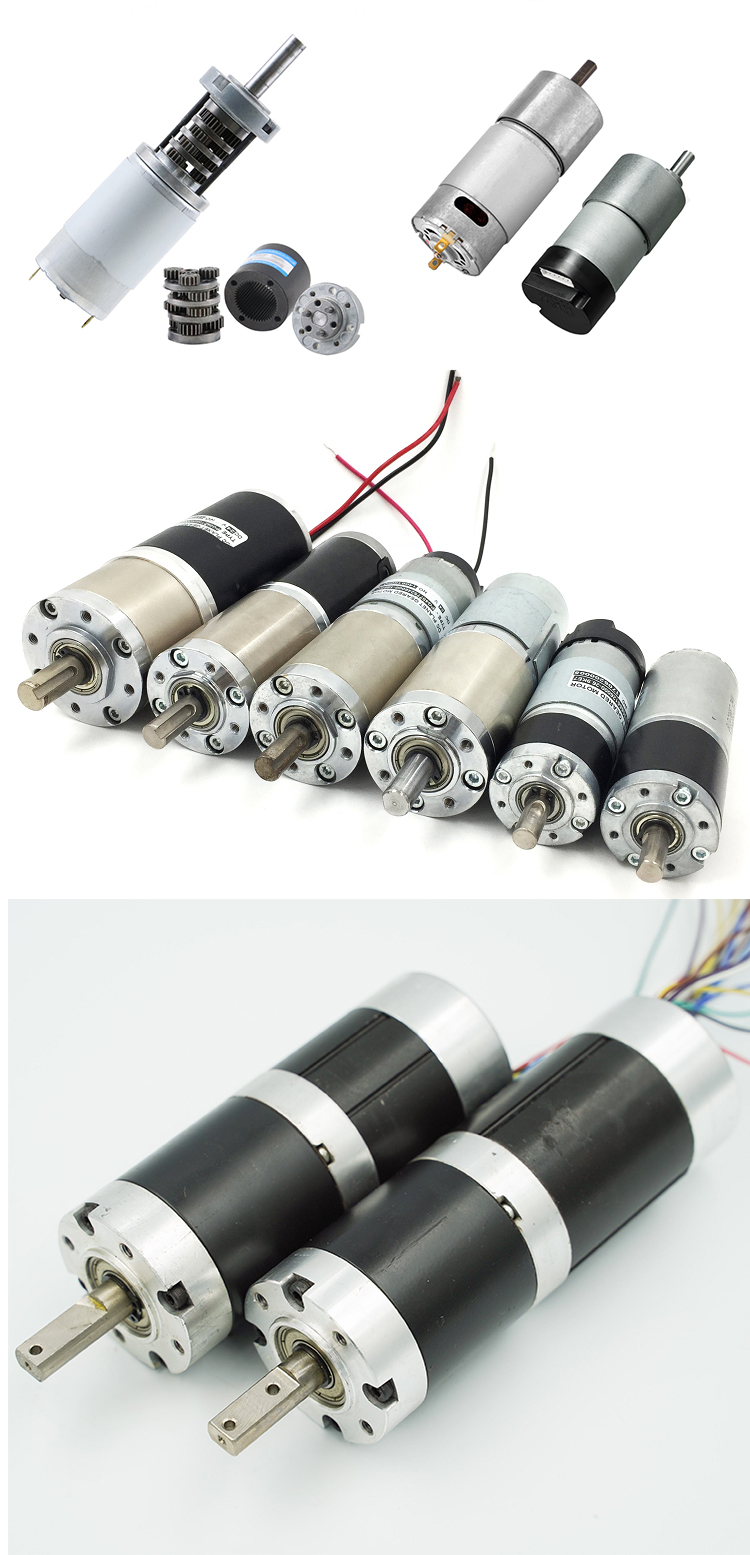 Faradyi Hot Selling 63Mm 12V 24V 36V 48V Brush Planetary Gearbox Dc Gear Motor