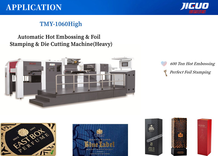 Box Carton Cutter Gold Foil Embossing Machine Cardboard Automatic Stamping