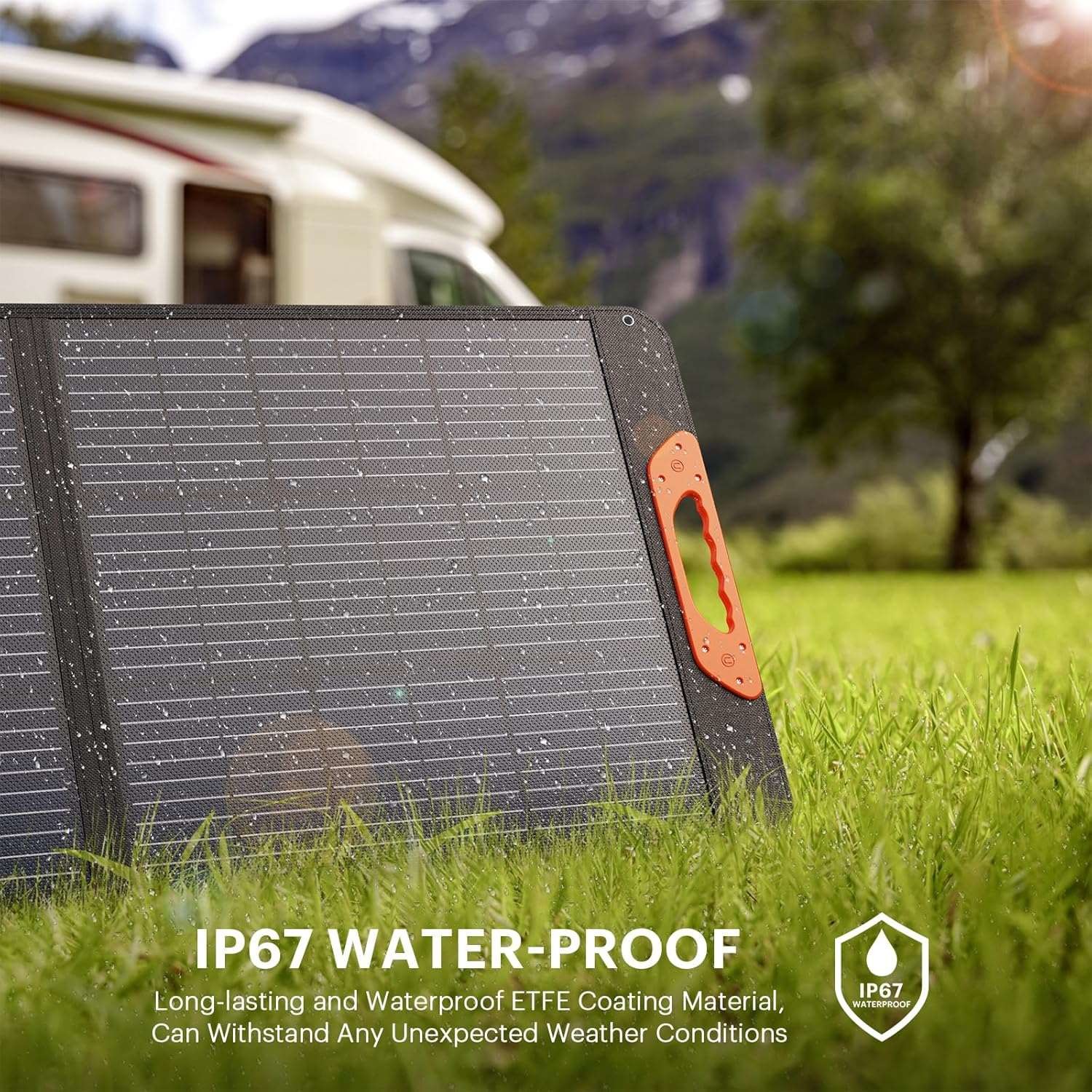 Foldable 120w Portable Solar Panel photovoltaic Monocrystalline Longi Solar Panel cell Kit supplier For home energy Motorhome