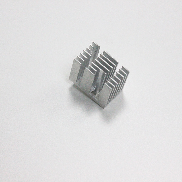 CNC Mini AL6063-T5 Fins Aluminum Profile Heat Sink For Industrial Electronics