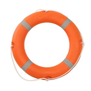 China Polyurethane Foam Lifesaver Buoy Ring , 2 . 5Kg Inflatable Lifesaver Ring on sale