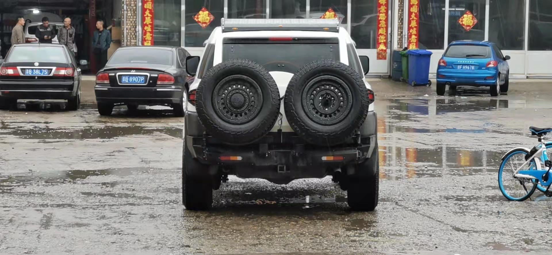OEM Accepted Front Bumper for Toyota FJ Cruiser with Winch Bull Bar and Tire Carrier