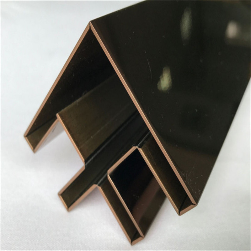 Polished Finishes Bronze Stainless Steel Wall Trim Wall Panel Trim 201 304 316