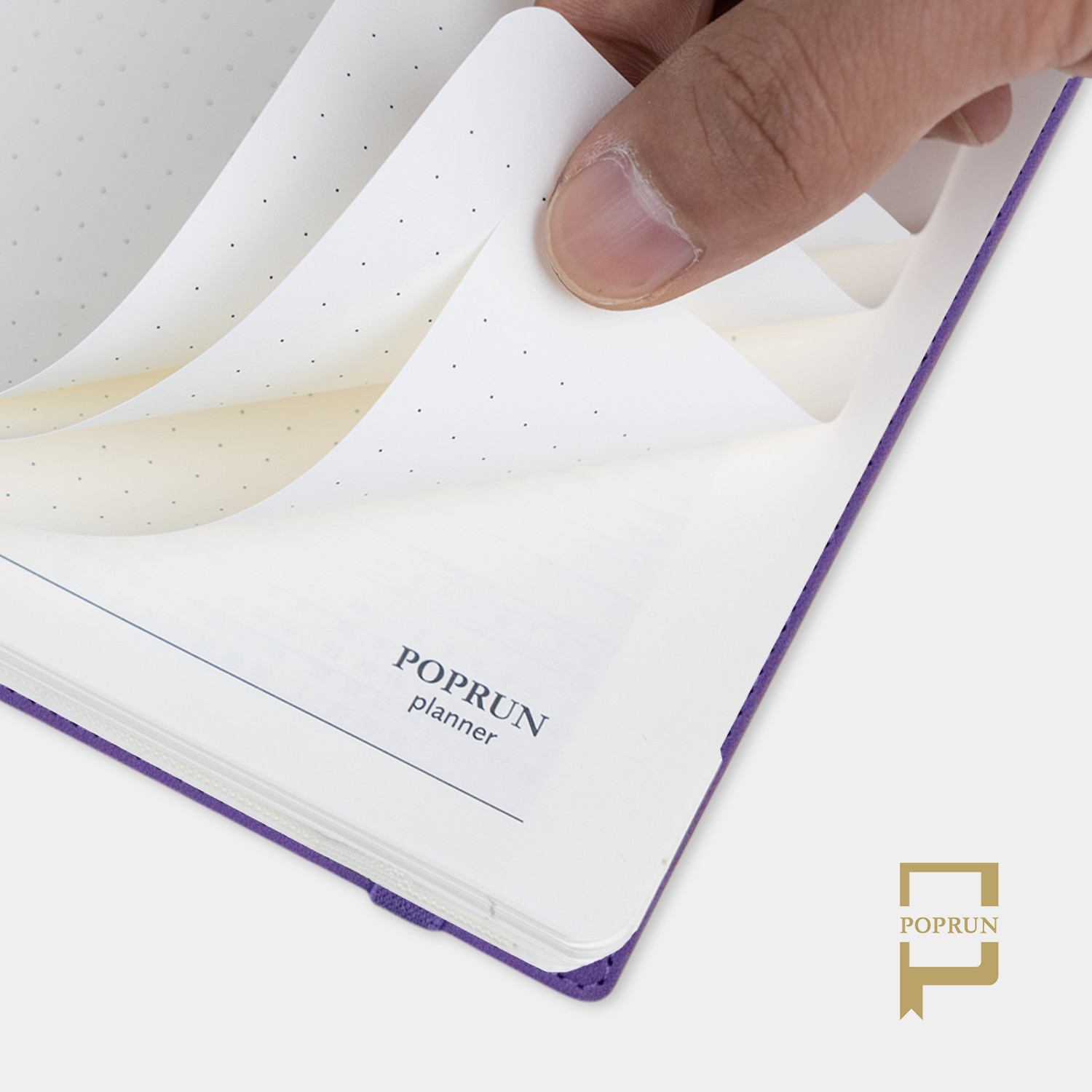 8.5'' x 6.5'' Weekly Planner Jul. 2023 - Jun. 2023 Purple With Customization Options