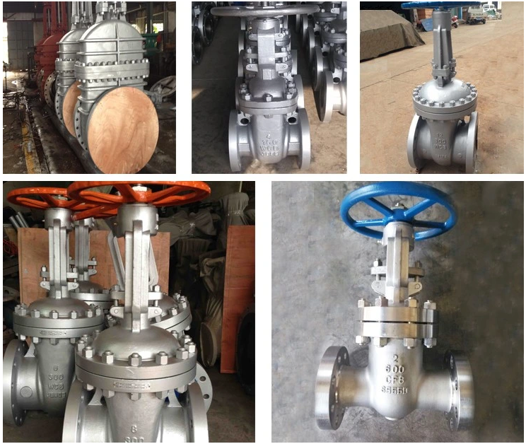 Water Media DN50-16P Stainless Steel Open Stem Gate Valve with Chinese Standard Flange