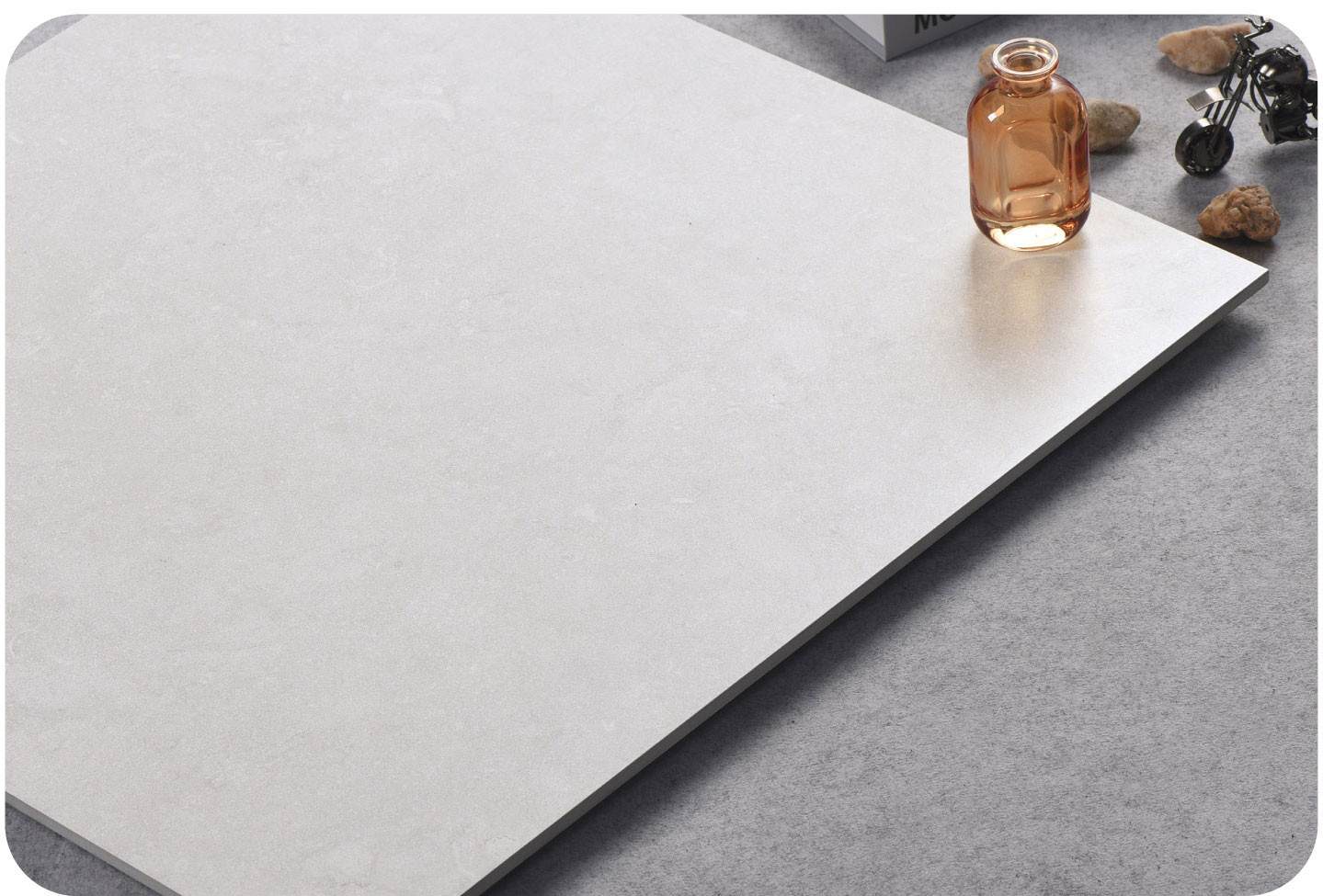Beige Outside Floor 600x1200mm Textured Tiles and antibacterial Baby Face Porcelain Tile for Living Room and Kitchen