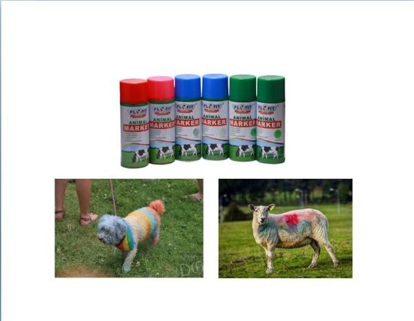 Red Blue Green Animal Marking Spray Paint Liquid Coating For Pig / Sheep /