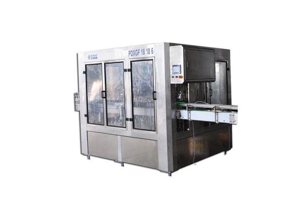 Glass Bottled Carbonated Beer Filling Machine Rinsing Capping 3 In 1 Packing