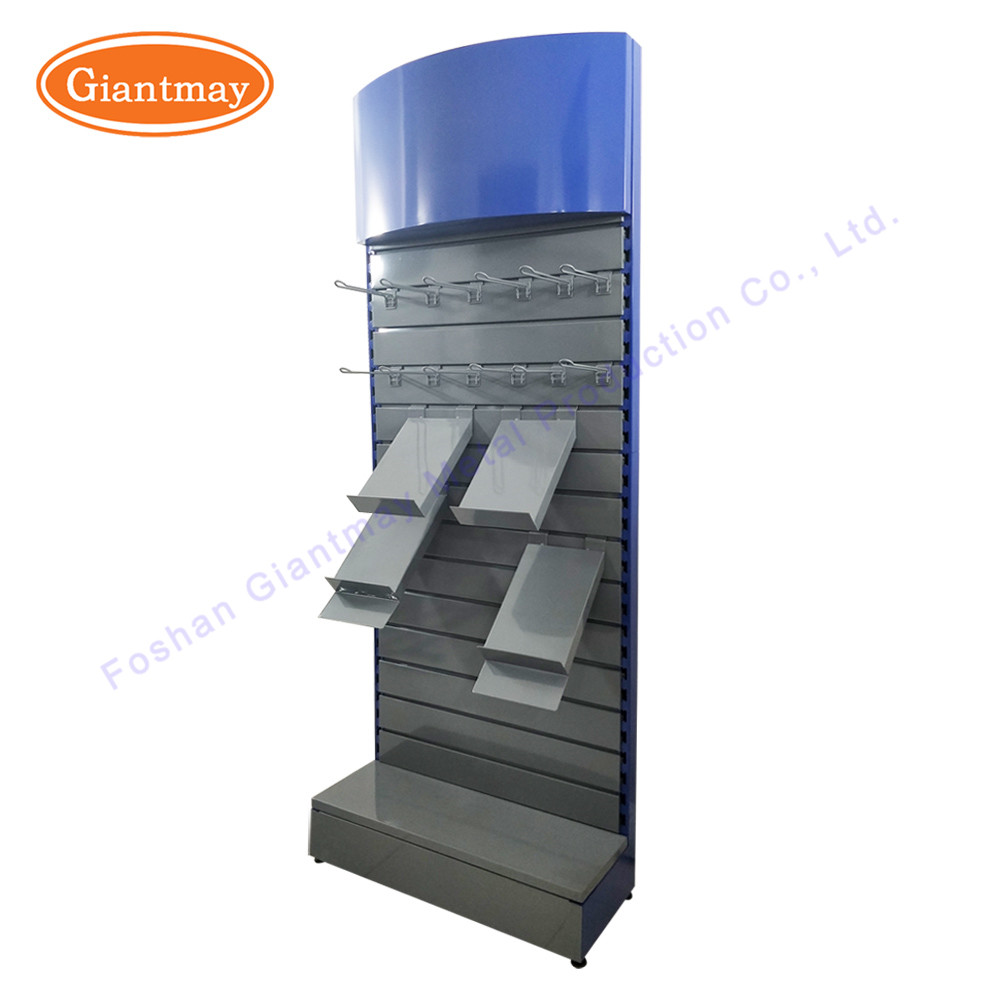 Cosmetic Floor Stand Freestanding Display Slatwall