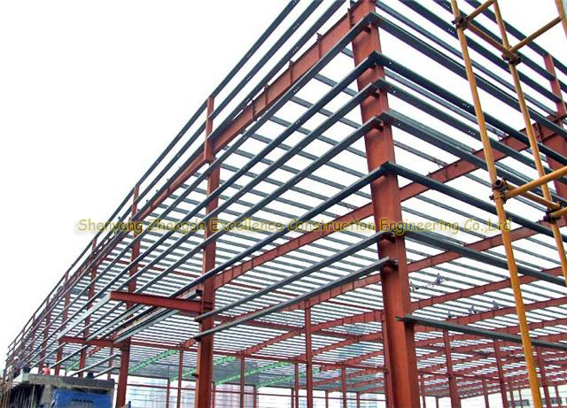 low cost Steel Structure Galvanized Industrial Building warehouse Metal Truss