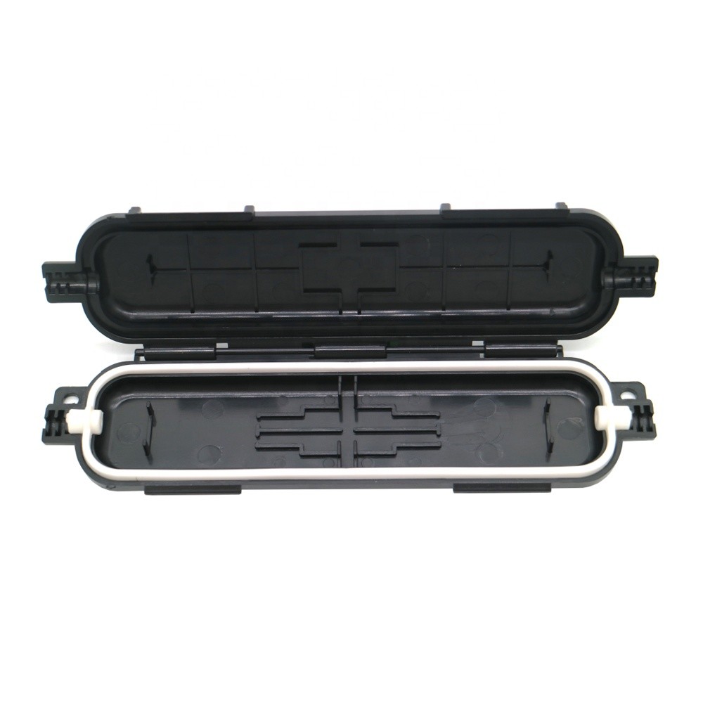 PP Material Optical Fiber Splice Protection Box , FTTH Drop Cable Splice Protector