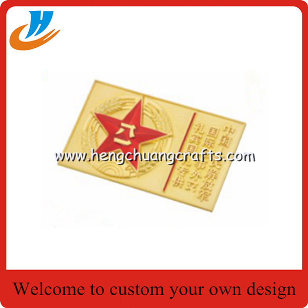 Police badge, hard enamel pin badge with high process Hengchuang crafts supply