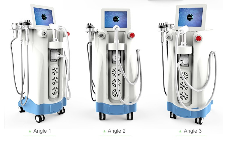 4 Heads Shaping And Face Lifting Rf hifu beauty machine Fast Slimming 500000 shots