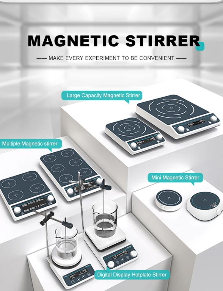 Digital Adjustable Speed Magnetic Hotplate Stirrer for Laboratory Heating Equipments