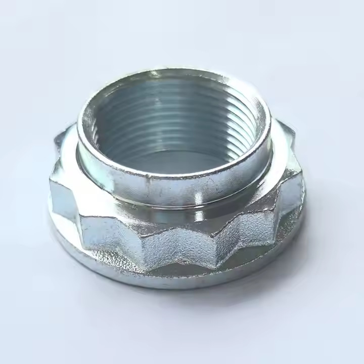 40Cr/35CrMo Rear Axle Nut M16-24 With Colored Zinc Plating Surface