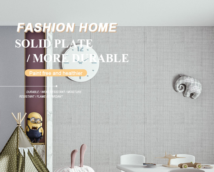 Fireproof Fabric Bamboo Charcoal Wood Veneer Interior Decoration Wall Panels Moisture Proof