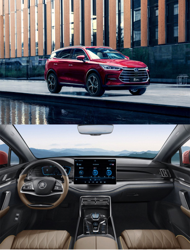 BYD Song Plus EV Electric Cars Left Steering Maximum Torque 330 for Environmentally-Conscious Drivers