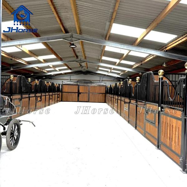 Heavy Duty Powder Coated Horse Stable Box Equipment Equestrian Horse Stall With