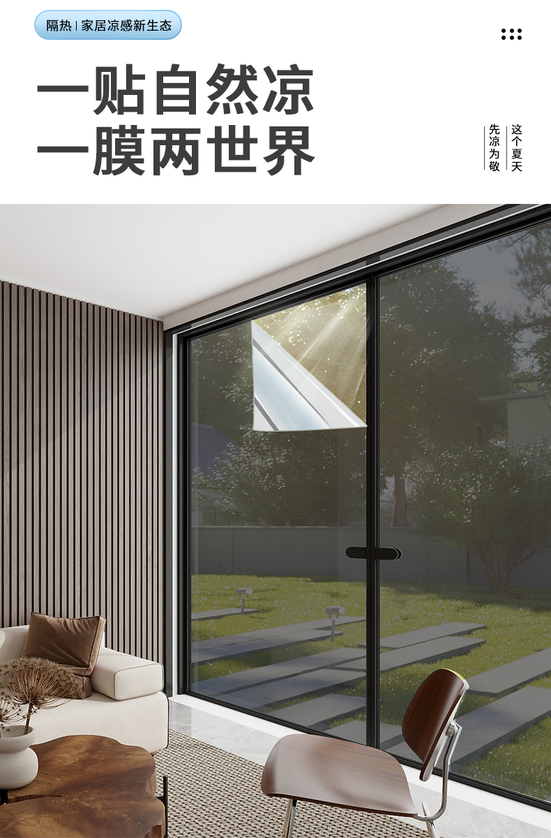 Customized Length Window Glass Film One Way Visible Privacy Protection Explosion Proof Heat Insulation Ideal for Summer