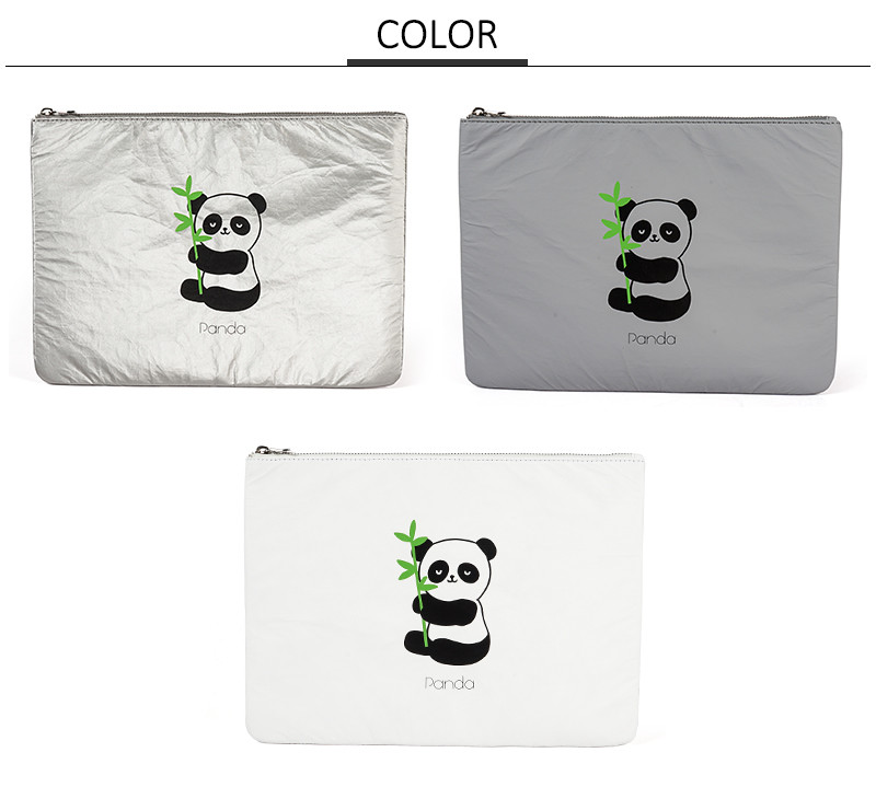 Zipper Travel Water Resistant Tyvek Cosmetic Bag