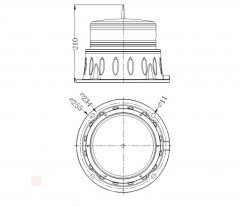 IP68 GPS 150cd 5NM Solar Powered Navigation Lights For Buoy